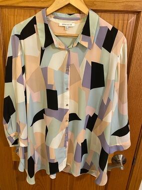 Rose & Olive Shirt- SOLD-!!!!!!!